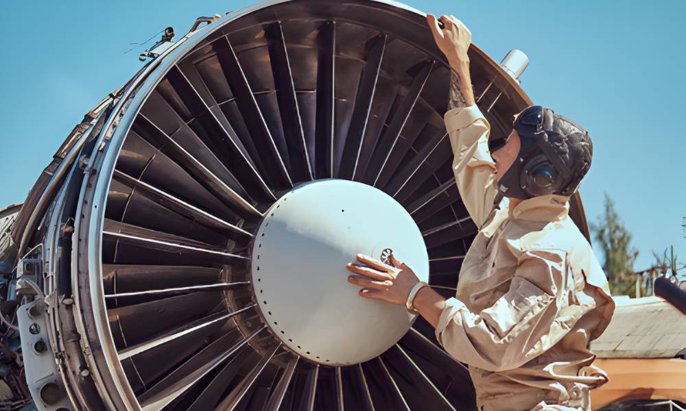 Nickel alloy turbine blade under extreme heat