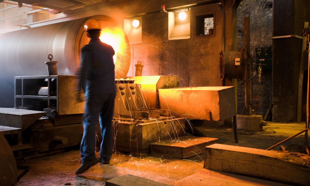 Casting vs. Machining from Bar Stock: A Cost-Benefit Analysis illustrating CNC machining from solid metal billet