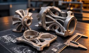 Precision metal component showcasing how investment casting improves fluid dynamics