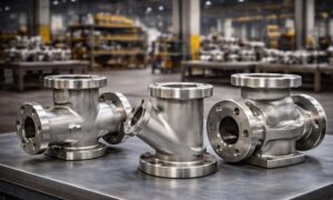 High-strength metal valves produced via investment casting for marine environments